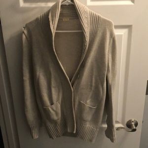 Knit button down cardigan sweater
